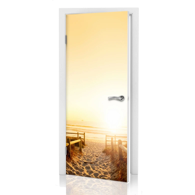 Door decor: Sunset at the Beach 