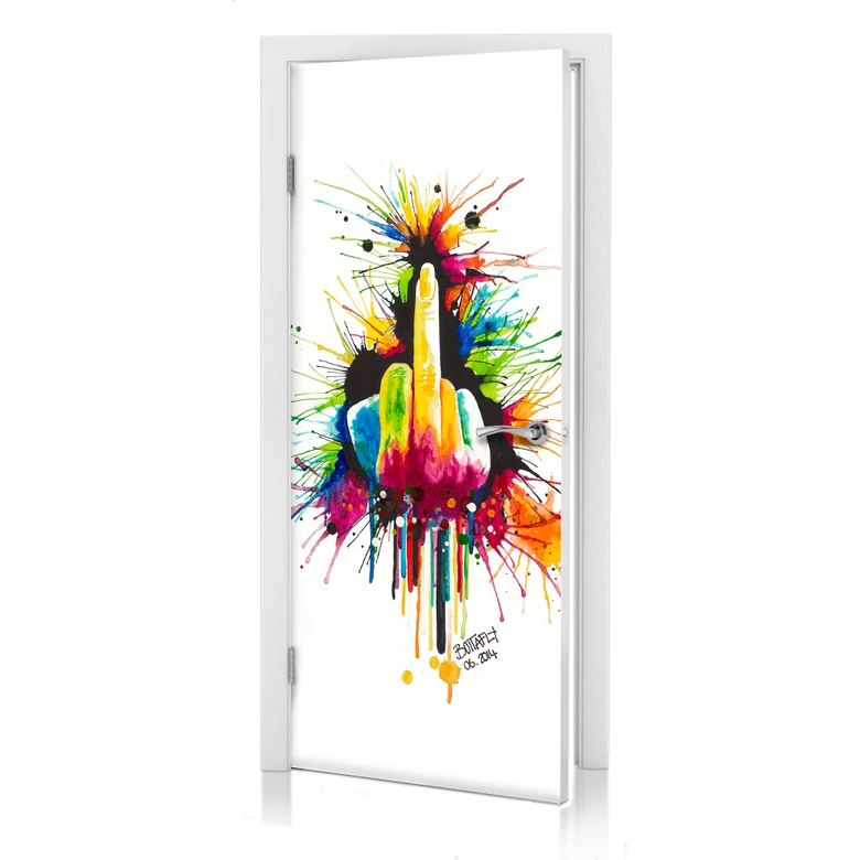 Türdesign Buttafly - Fuck the System 91x200 cm 