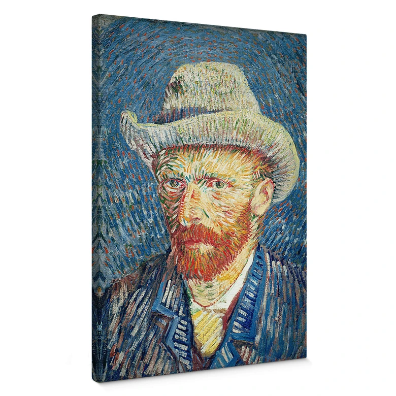 Leinwandbild van Gogh - Selbstbildnis 