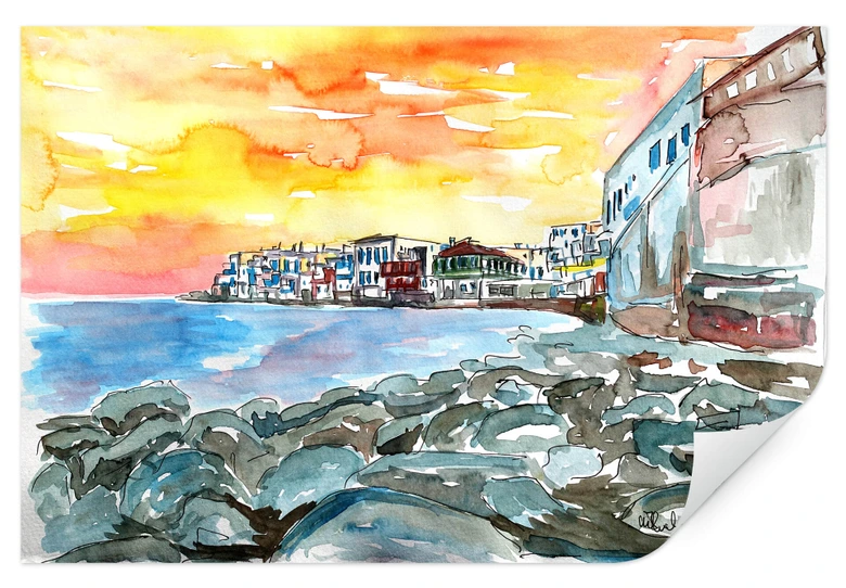 Wallprint Bleichner - Magnificent Mykonos 