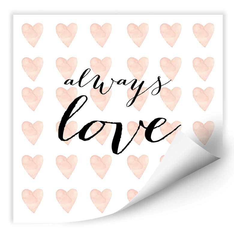 Wallprint Confetti & Cream - Always Love 