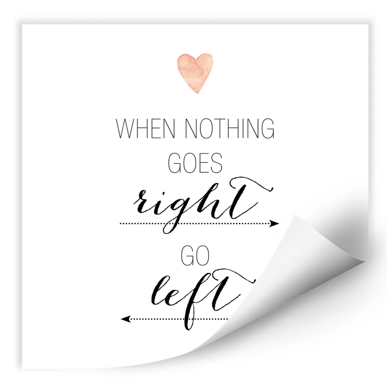 Wallprint Confetti & Cream - When nothing goes right 