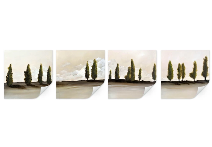 Wallprint - Fedrau - Frieden (4-teilig) 