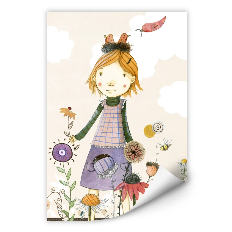Wallprint Loske - Vogelnest 