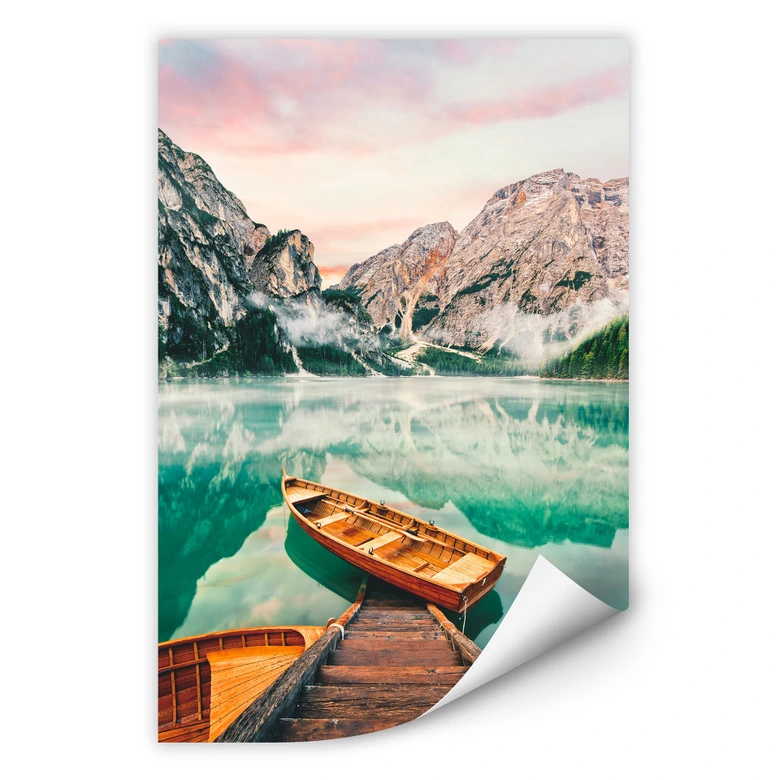 Wallprint Lago di Braies 