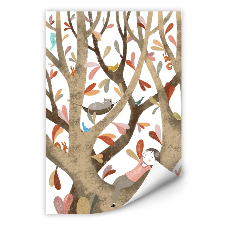Wallprint Loske - Im Baum 02 