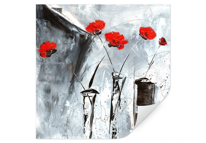 Wallprint Niksic - Roter Mohn 2 