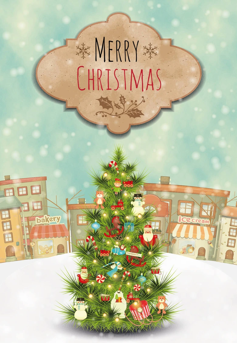 Gift Certificate Christmas - Tree 