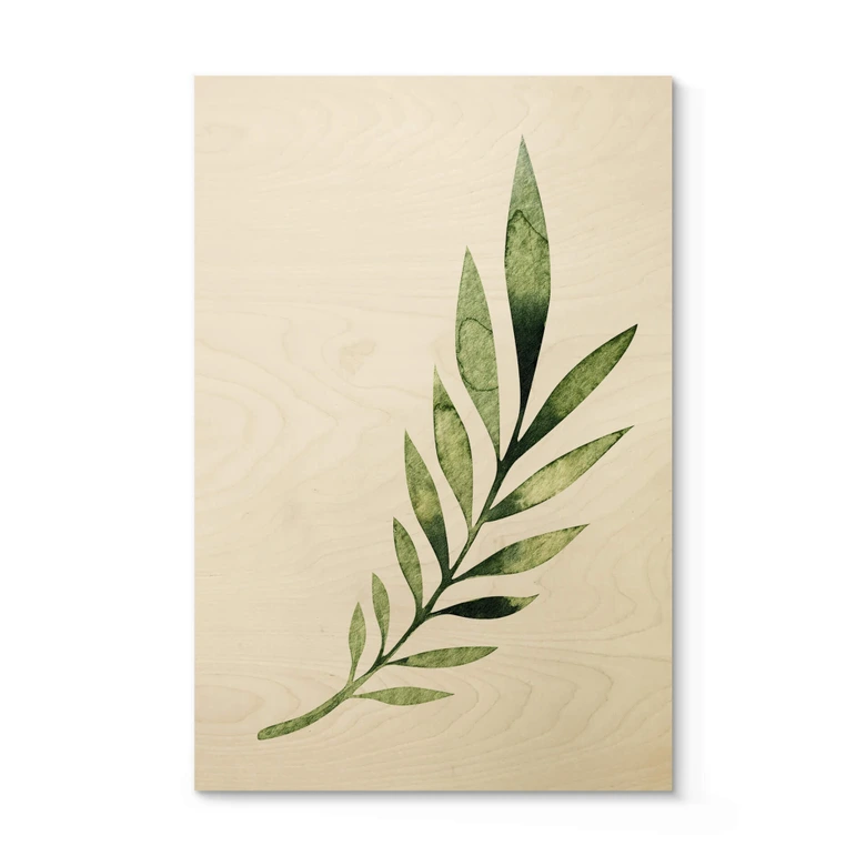 Holzbild Kvilis - Palm Leaf 