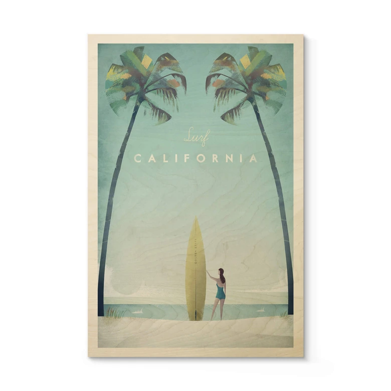 Holzbild Rivers - California 