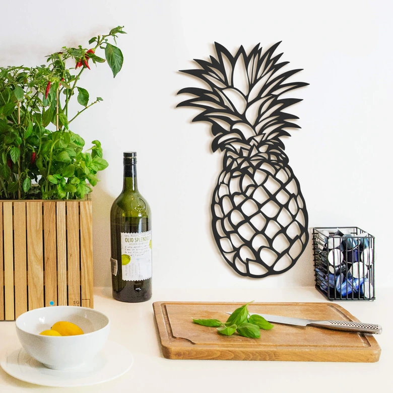 MDF - Holzdeko Ananas 