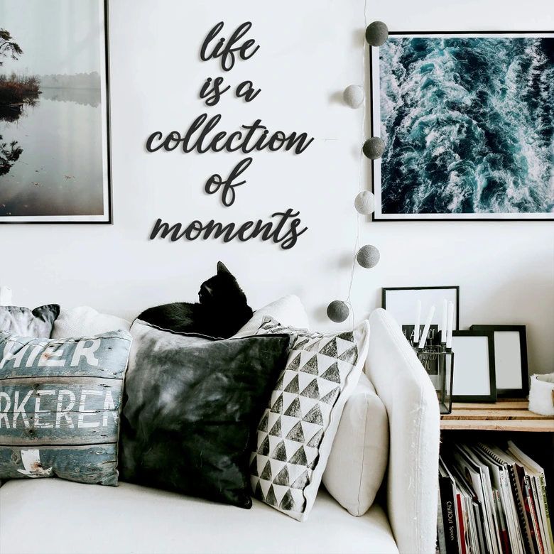 Decoro MDF - Life is a collection of moments 