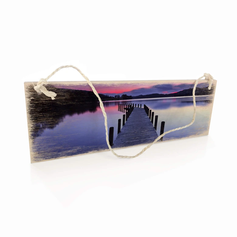 Targa in legno - Panorama 