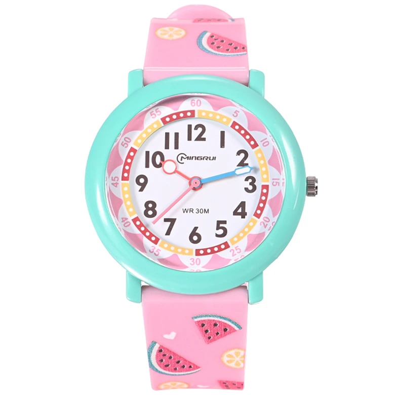 Sport Armbanduhr | Digitale Uhr für Kinder und Jugendliche | Rosa Wassermelone 