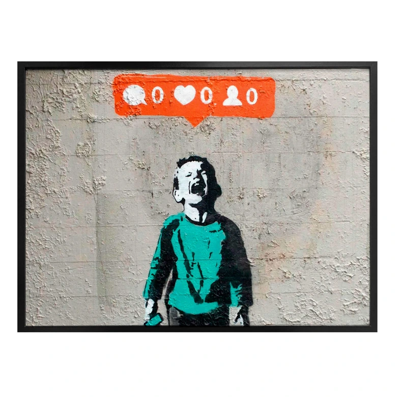 Poster Banksy - Nobody likes me 