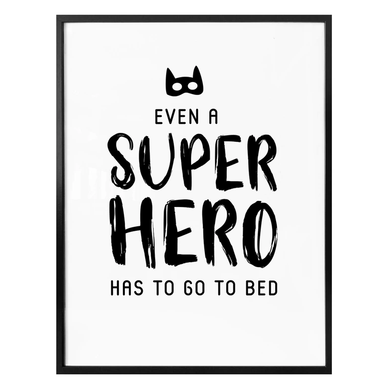 Poster Even a super hero 01 