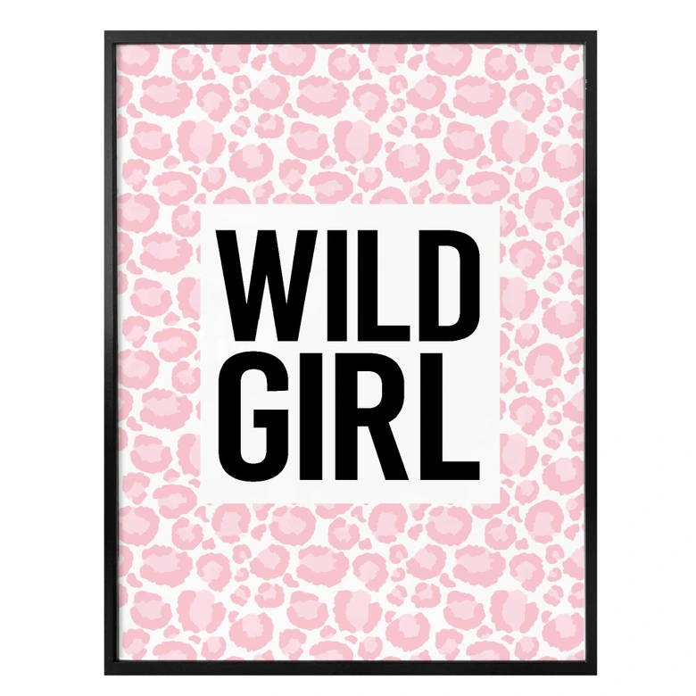 Poster Leopard - Wild Girl 