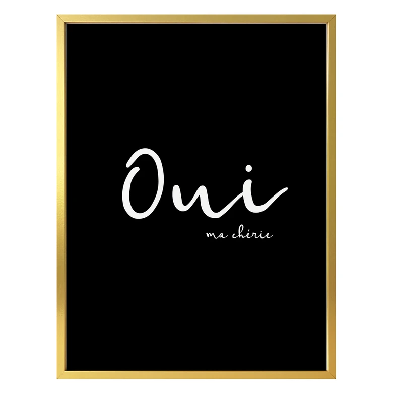 Poster Oui ma chérie 