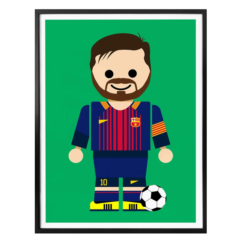Poster Gomes - Messi Spielzeug 