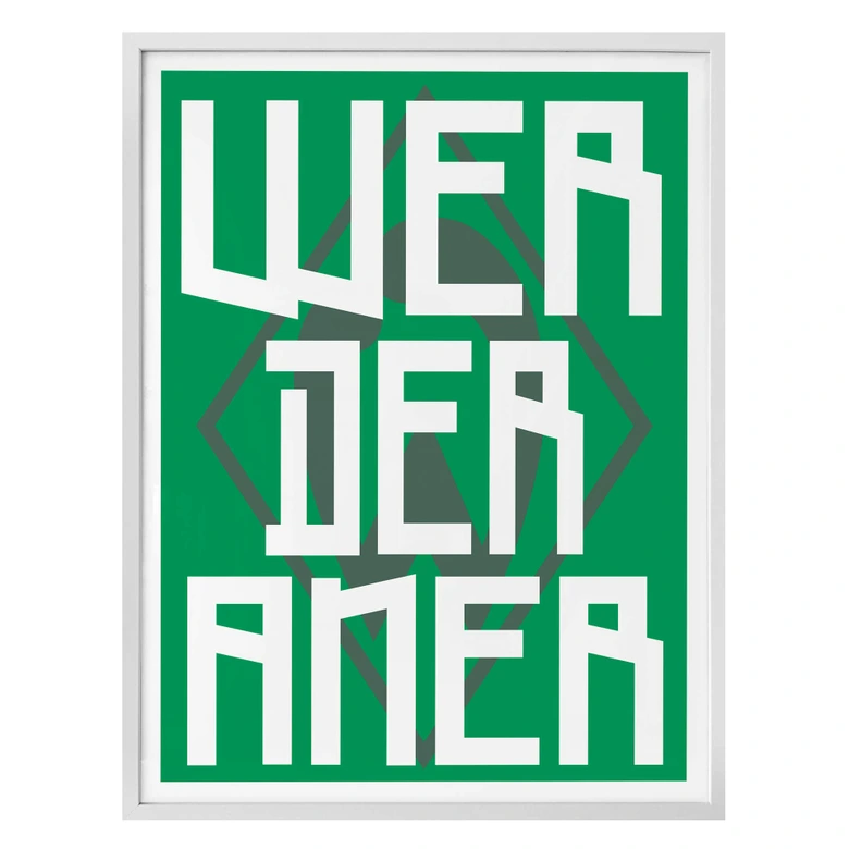 Poster Werder Bremen - Werderaner 