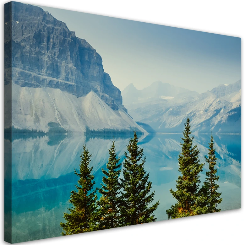 Leinwandbild, Berge See Natur 