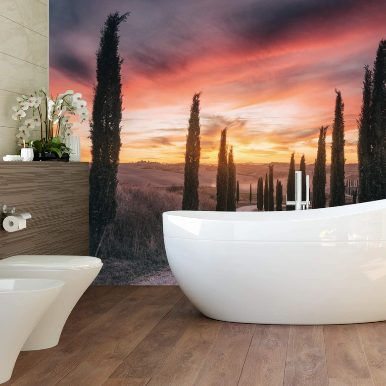 Wall Mural - Anton Tuscany - Sunset 