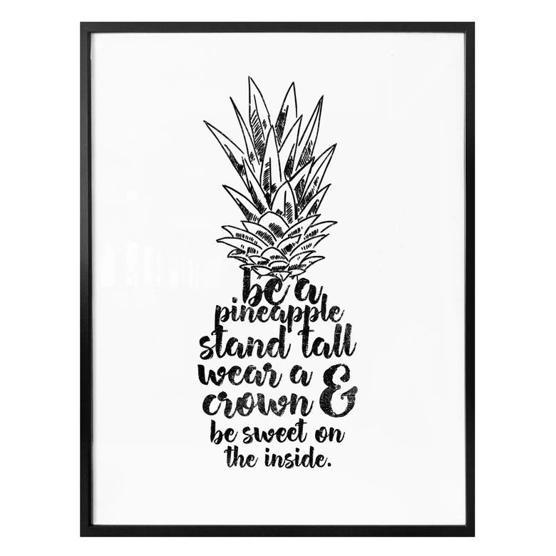 Poster Be a pineapple 