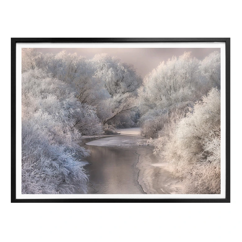 Poster Bela - Paysage hivernal 