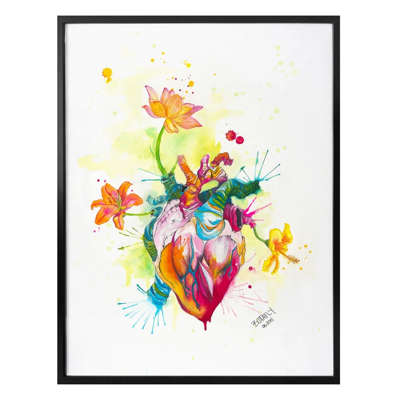 Poster Buttafly - Nature Beating Heart 