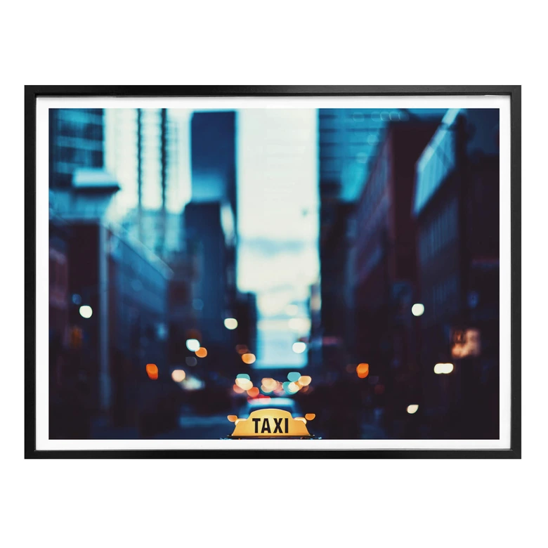 Poster Yellow Taxi à New York 