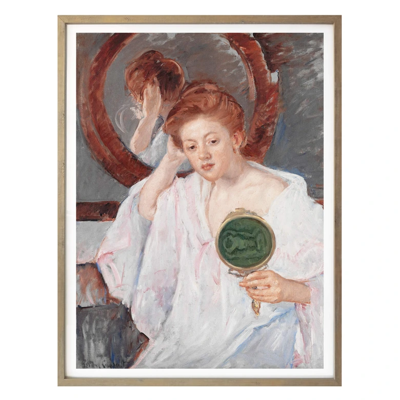 Poster - Cassatt - Denise am Kosmetiktisch 