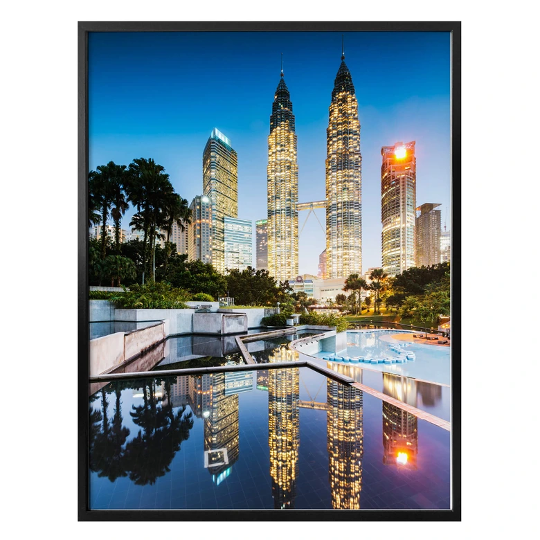Poster Colombo - Petronas Towers by Night 