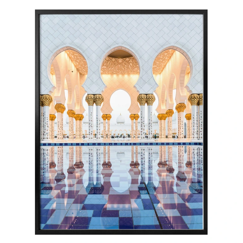 Poster Colombo - Sheikh Zayed-moskén i Abu Dhabi 