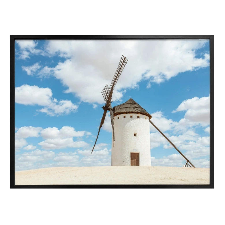 Poster Colombo - Windmühlen auf der Don Quijote Route in Spanien 