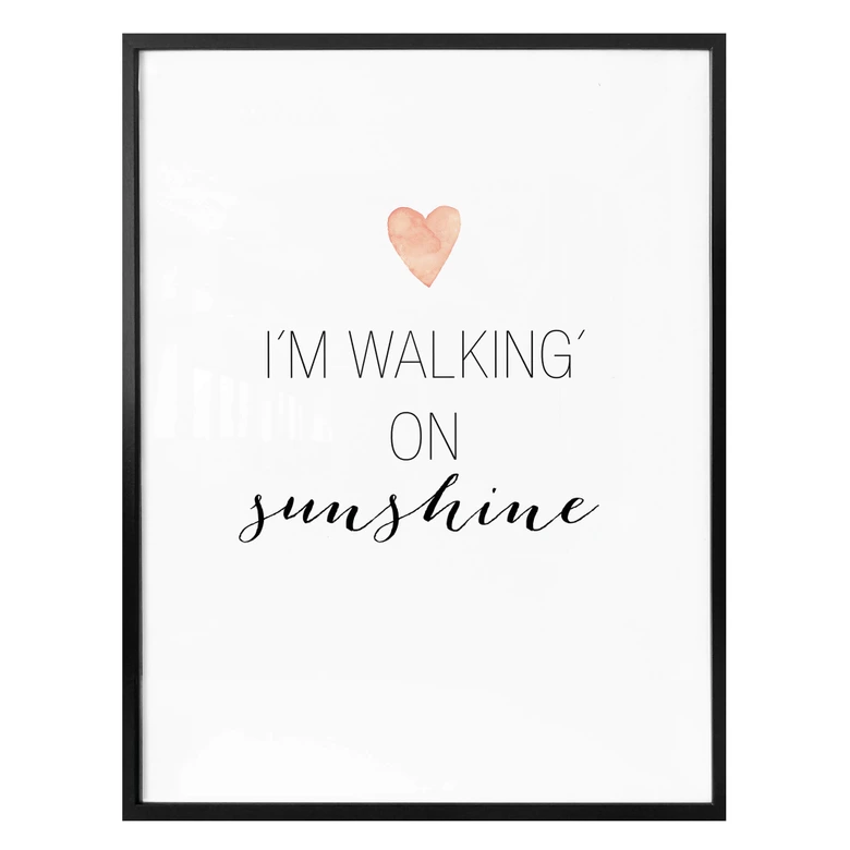 Poster Confetti & Cream - I'm walking on sunshine 