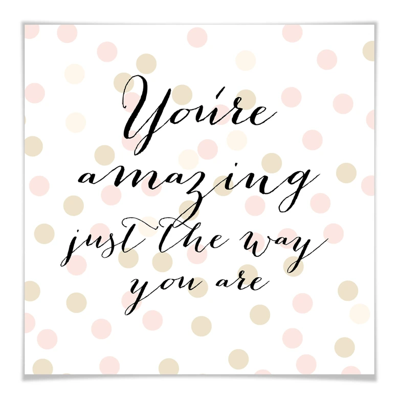Poster Confetti & Cream - You are amazing 