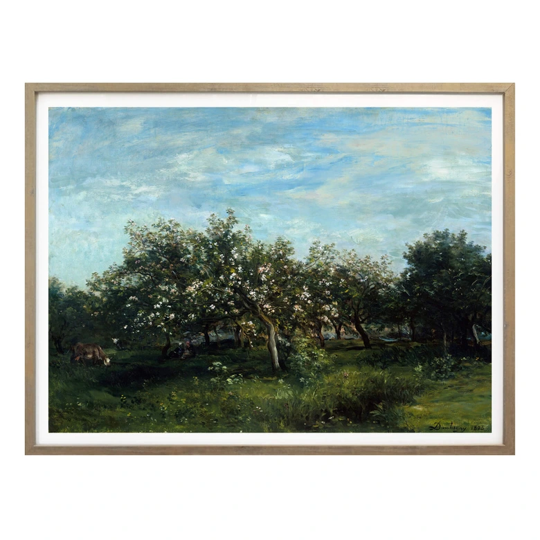 Poster Daubigny - Apfelblüte 