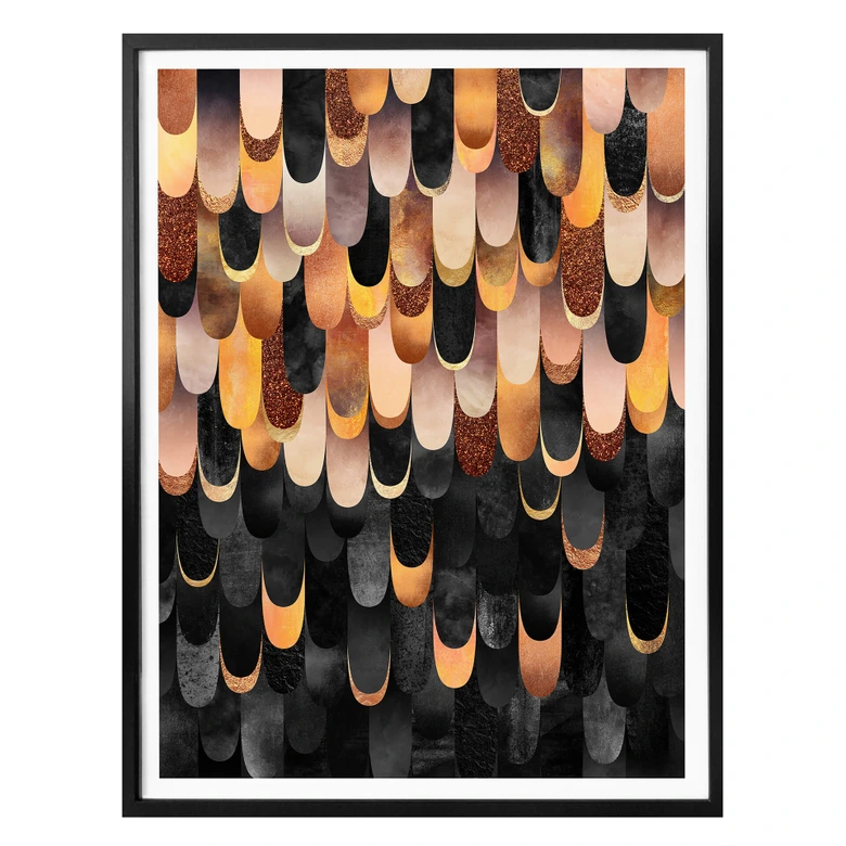 Plakat Fredriksson - Miedziane pióra 