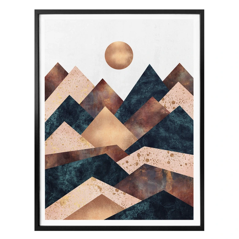 Póster Fredriksson - Otoño en las montañas 