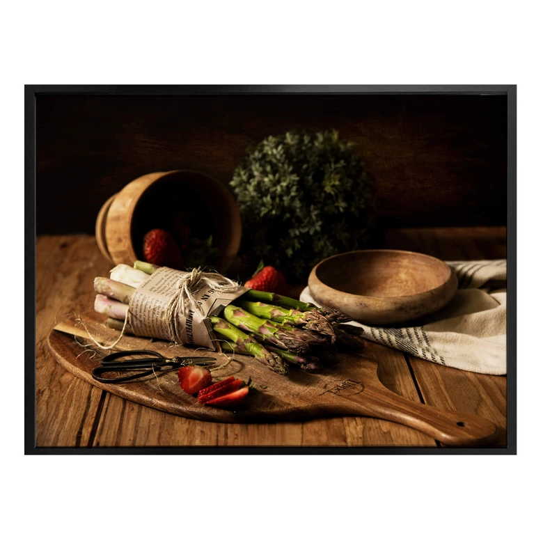 Poster Frischer Spargel 