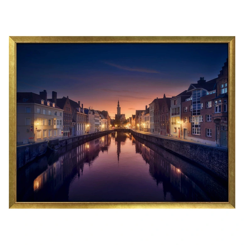 Poster García - Sunset in Brugge 