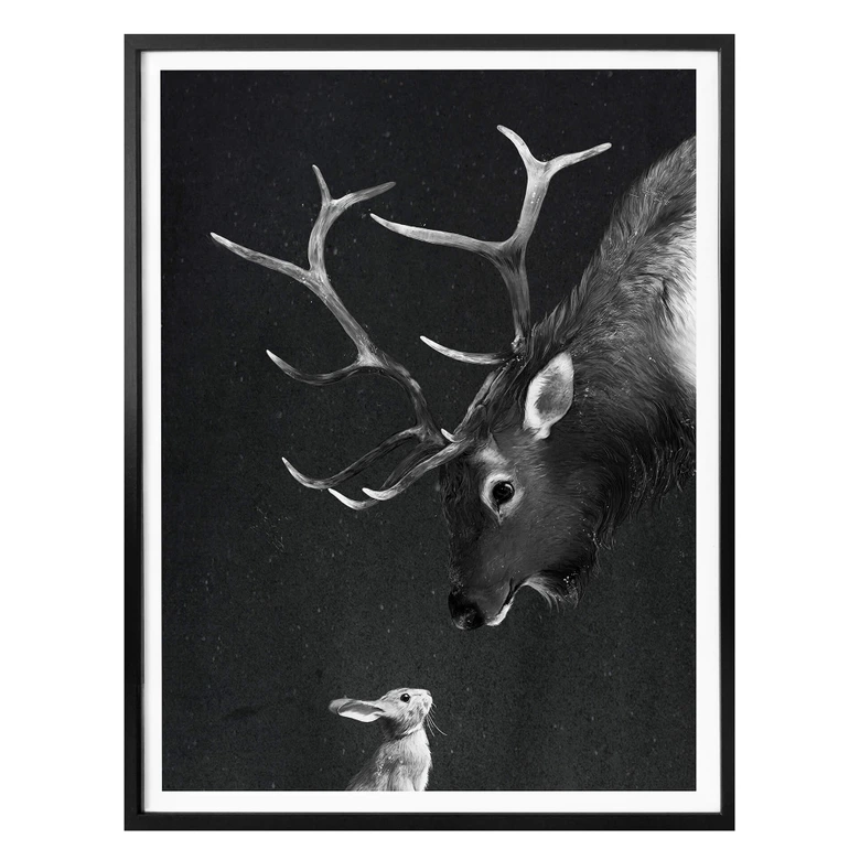 Poster Graves - Deer and Rabbit 