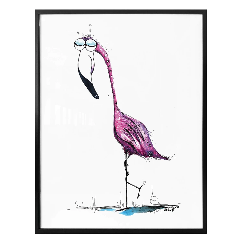 Poster Hagenmeyer – Flamingo 