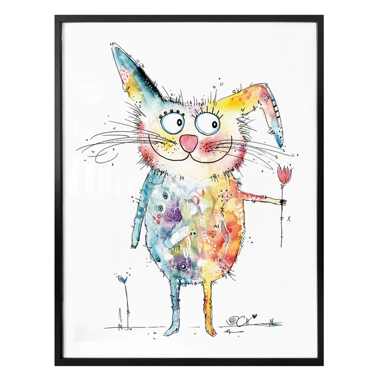 Poster Hagenmeyer - Happy Rabbit 