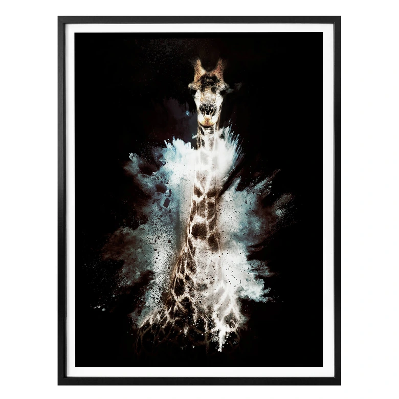 Poster Hugonnard - Wild Explosion: Giraffe 