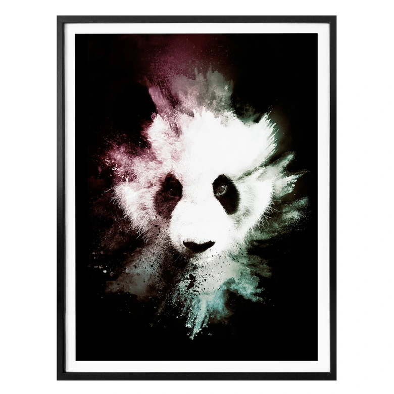 Poster Hugonnard - Wild Explosion: Panda 