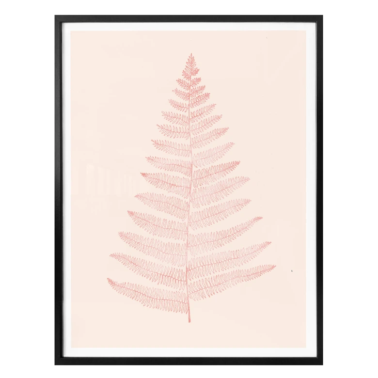 Póster Kubistika - Amor en rojo 