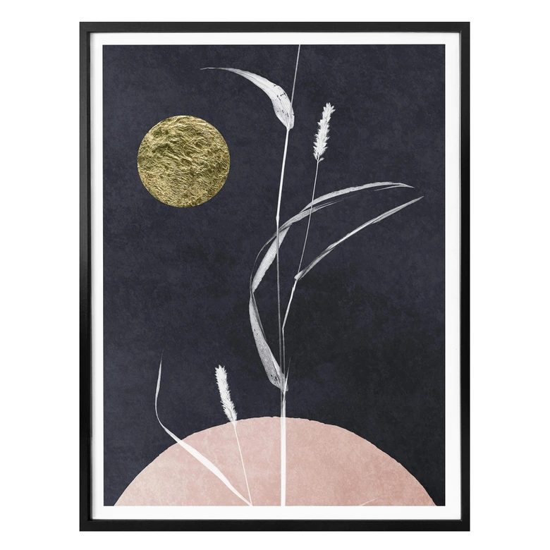 Poster Kubistika - Fullmåne 