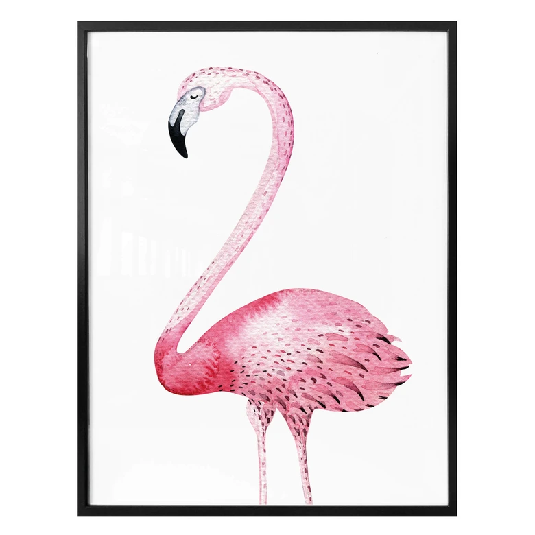 Poster Kvilis - Pink Flamingo 01 