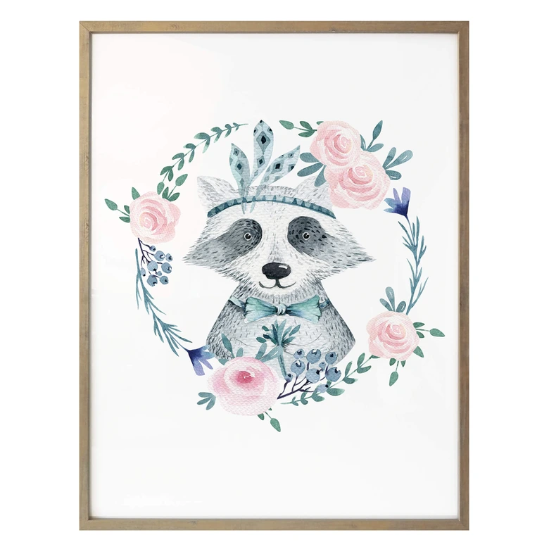 Poster Kvilis - Waschbär 01 